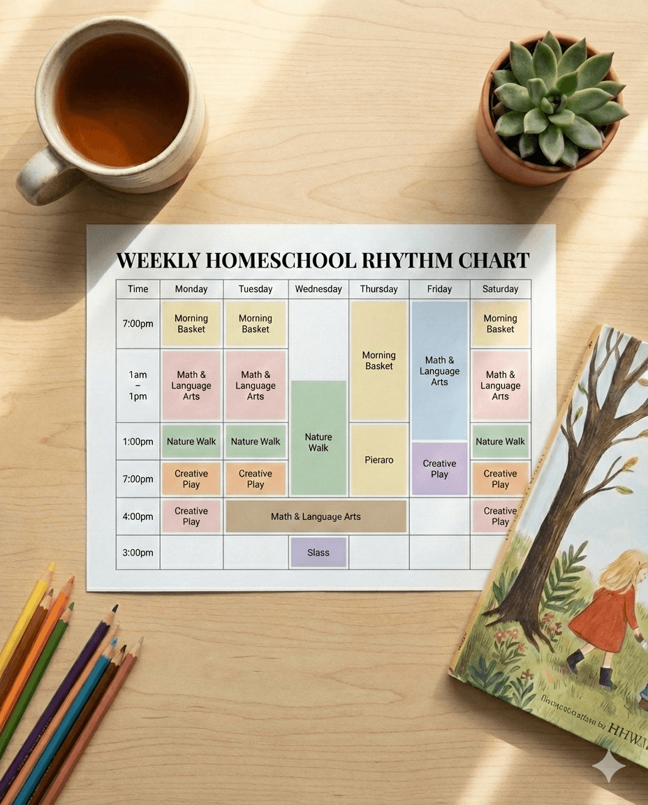 Free Weekly Rhythm Chart